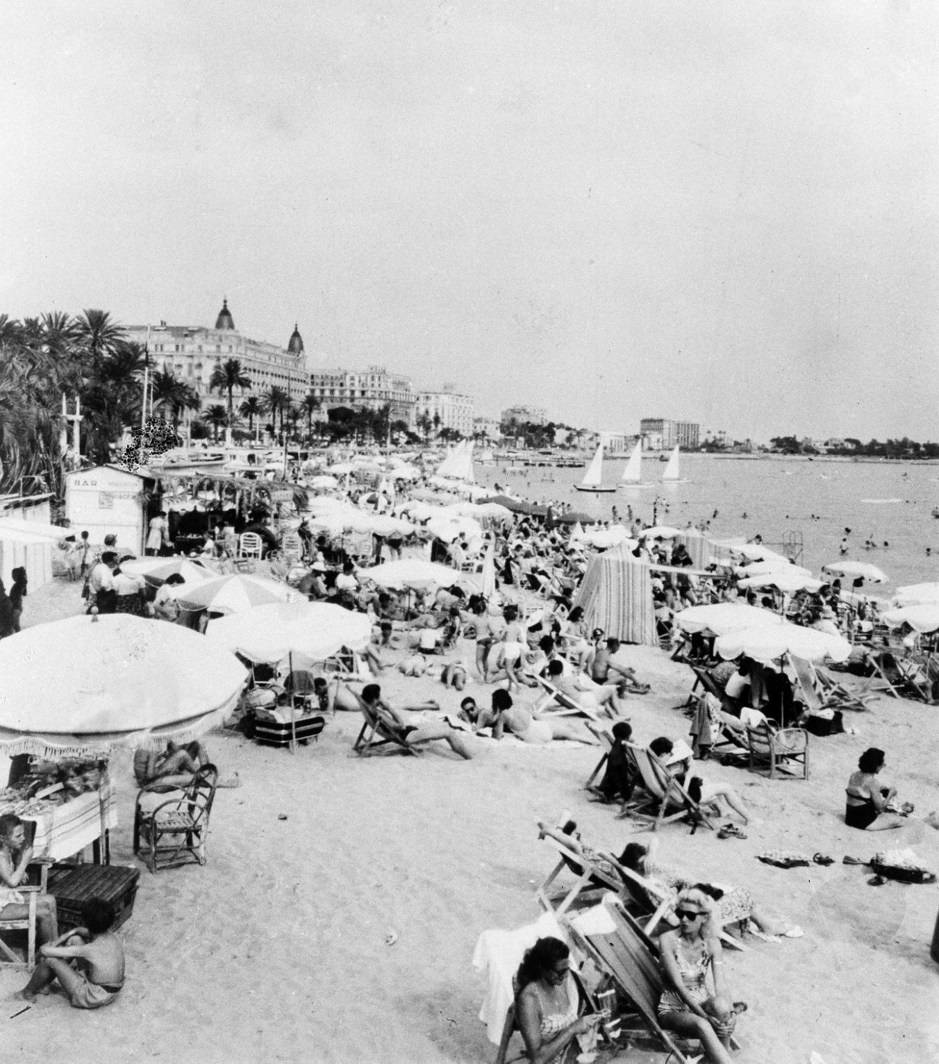 Beach in Cannes France
